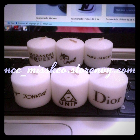 Fashionista Votive Candles