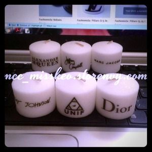 Fashionista Votive Candles