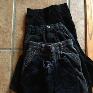 2t corduroy pants and 4 pr of pjs