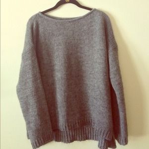 Dark grey oversized sweater
