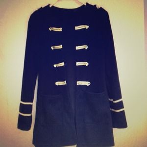 Black military style jacket