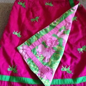 Little girls unicorn wrap skirt