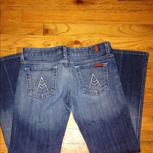 Barely Worn 7 Jeans "A pocket" purchased for $219