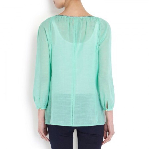 π―New Tory Burch embroidery Lucille Tunic 2 - Picture 2 of 4