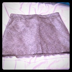 Sparkly mini skirt