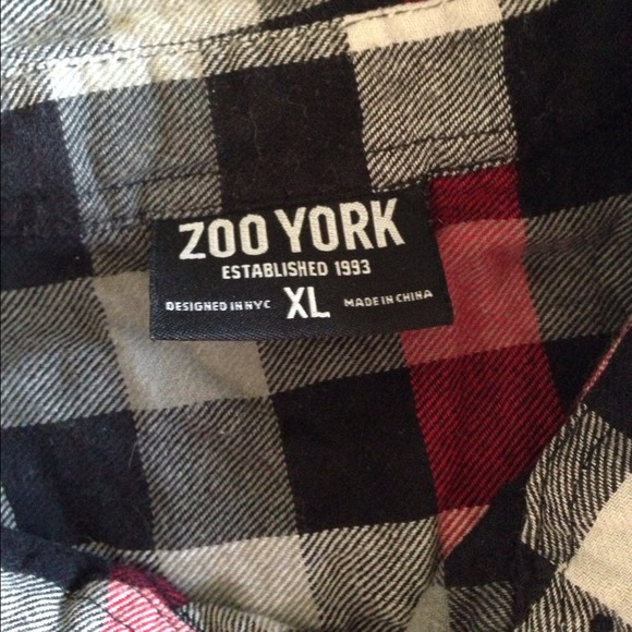 Plaid Zoo York flannel. - Picture 2 of 4