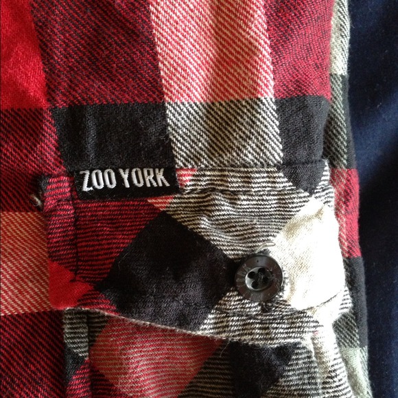Plaid Zoo York flannel. - Picture 3 of 4