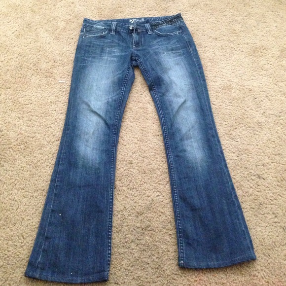 Miss me jeans sz 29 bling pockets & waste