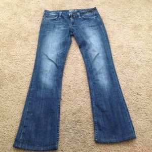 Miss me jeans sz 29 bling pockets & waste