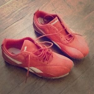 Reebok Red Tennis Shoes Size 8