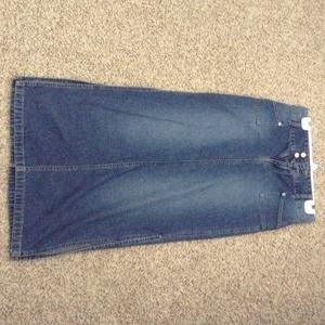Jean skirt