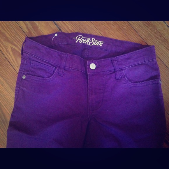 Purple Skinny Pants