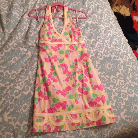 Lilly pulitzer halter dress