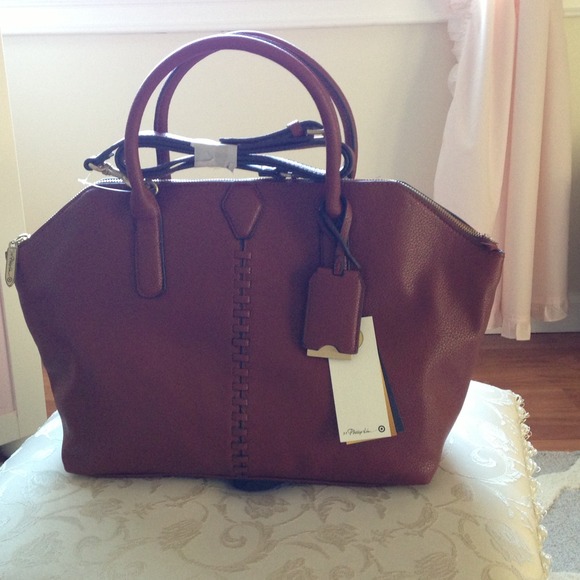 Brown leather Phillip Lim for Target large satchel