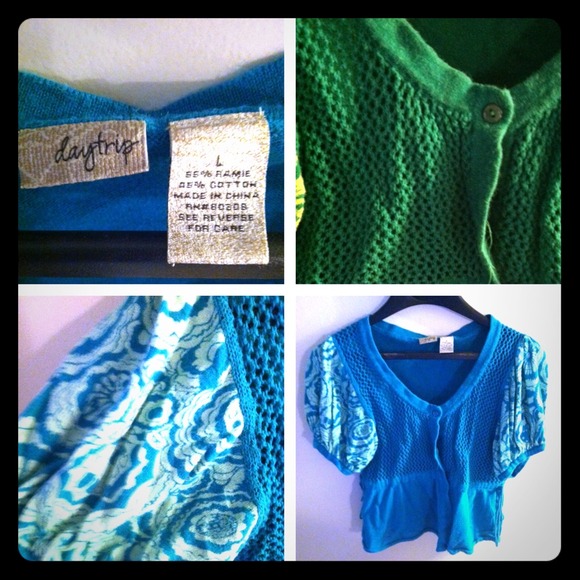 Teal cover up - Picture 1 of 1