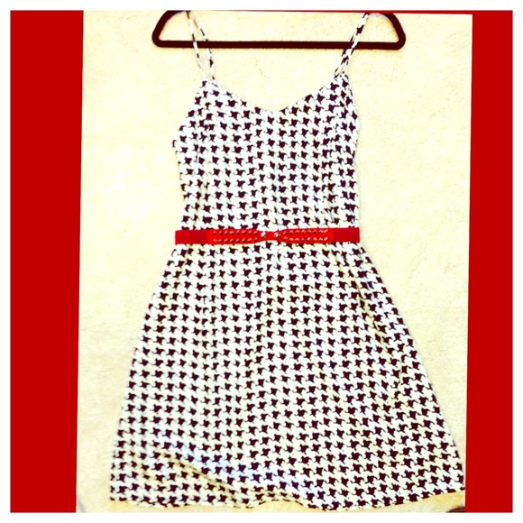 Houndstooth Dress
