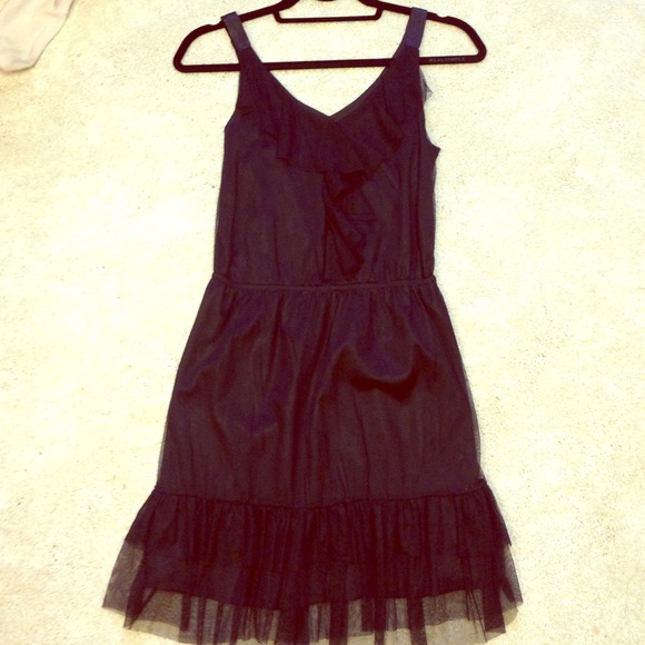 LBD! Little Black Dress with adorable ruffles