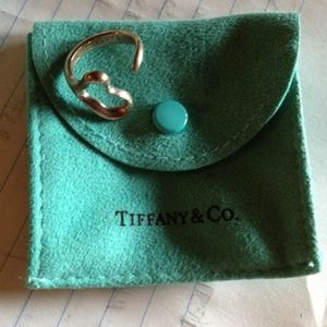Tiffany & co. Open heart ring & earrings