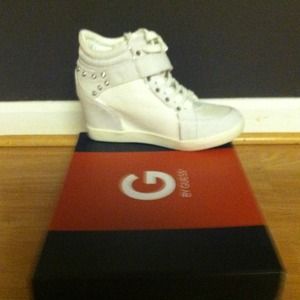 Guess Popstar White Shoes