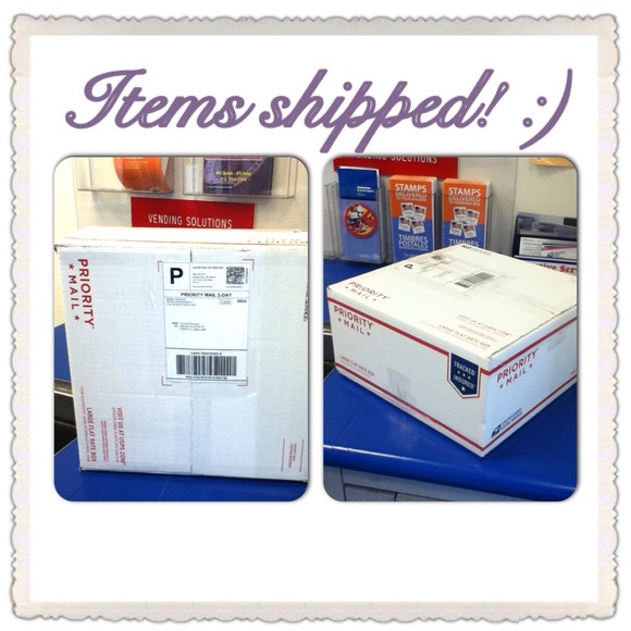 Items shipped!