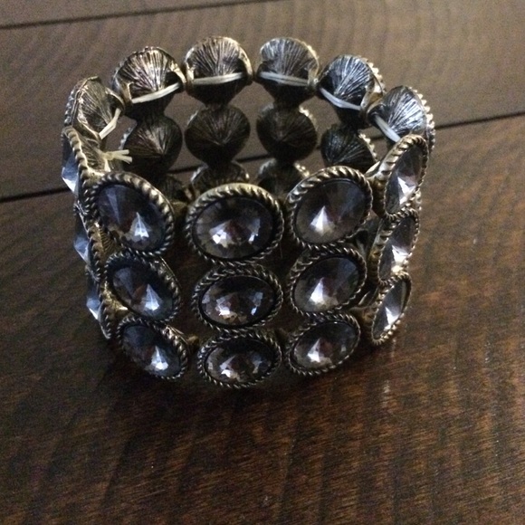 Blue stone cuff