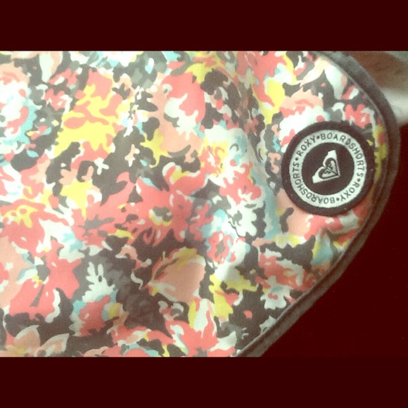 Roxy floral board shorts.