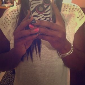 Studded Shoulder Tunic