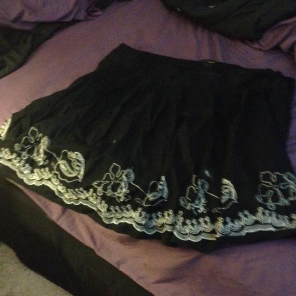 Plus size flare skirt