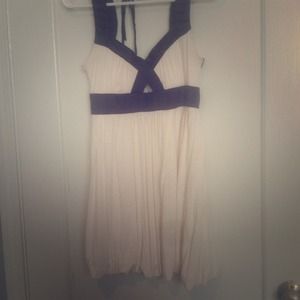 Bubble hem dress.
