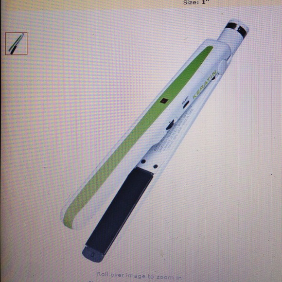 Flat iron and keratin product