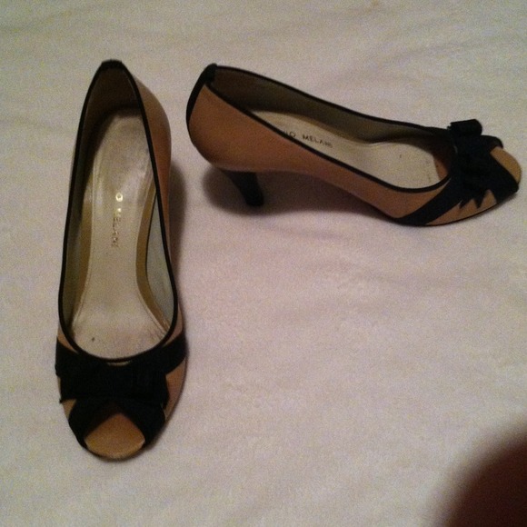 Beige an blk shoes