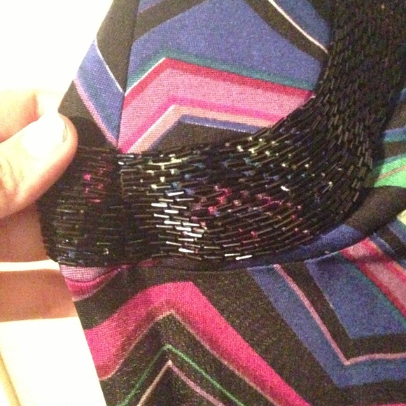 Long Colorful Sequin Dress - Picture 3 of 4