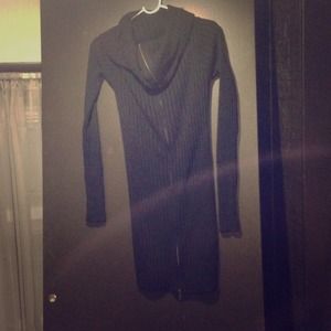 BLACK SWEATER DRESS
