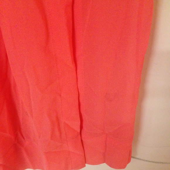 Zara Woman's Large Coral Maxi Skirt w/ Slits - NWT - Picture 3 of 4