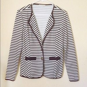 Stripe Blazer