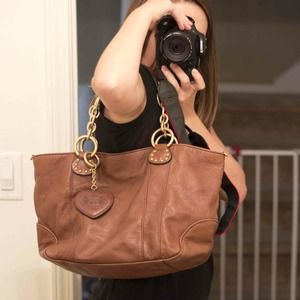🌟🌟SOLD🌟🌟 Juicy Brown Leather Tote