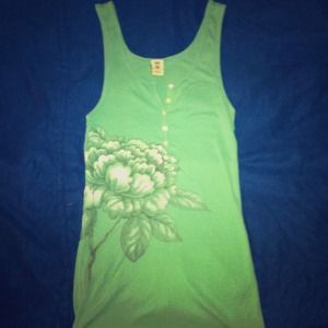 Super soft Lucky mint green tank