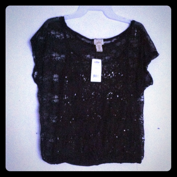 Black Eyelash Couture Shirt. From Kohl's.