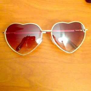 Gold heart sun glasses :-)