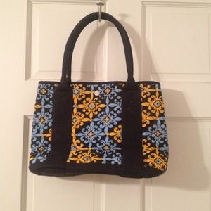 J Crew canvas handbag
