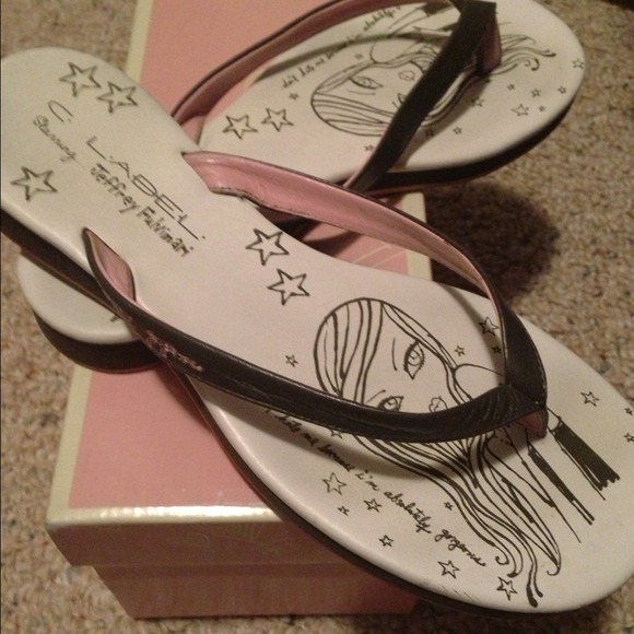 Brown Flip Flops