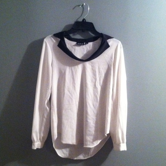 Sheer Collared Blouse