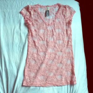 Wet Seal Lace Tee