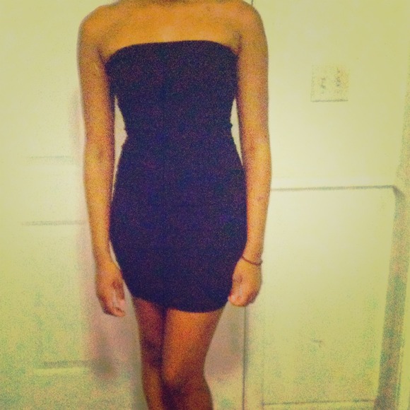 Black bandage dress