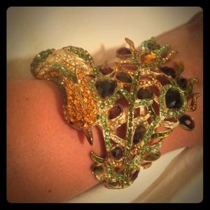 Peacock bracelet