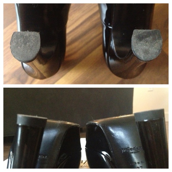 Authentic Yves Saint Laurent Palais Pumps Sz 37 - Picture 3 of 4