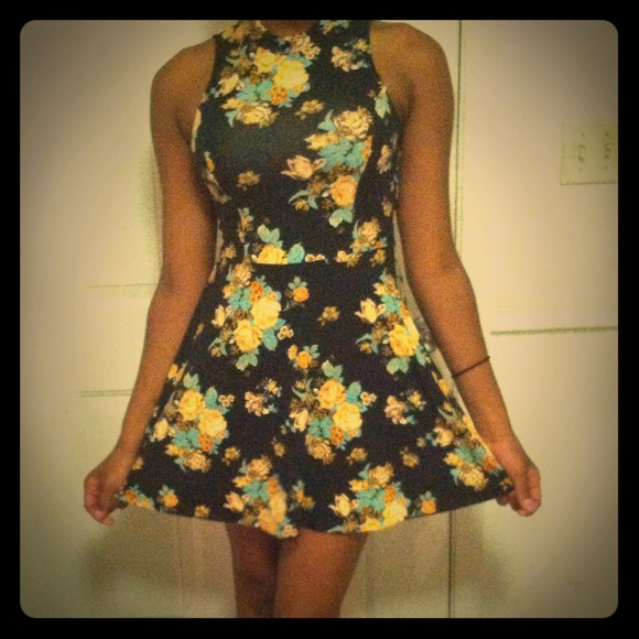 Cute baby doll flower design dress