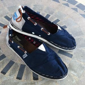 Navy Blue "TOMS"