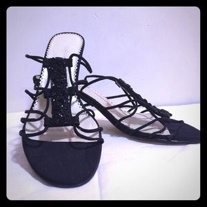 Caparros Dressy Black Mules