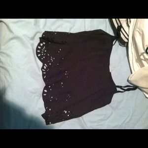 Brand new brandy Melville flower cut shirt